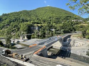 Acrow Bridge in Northern Italy