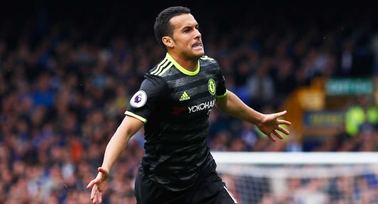 Pedro celebra con el Chelsea. GETTY IMAGES