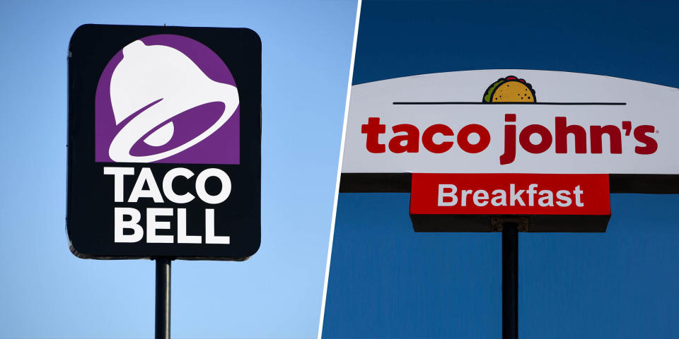 Taco Bell, Taco John's (Getty Images, Alamy)