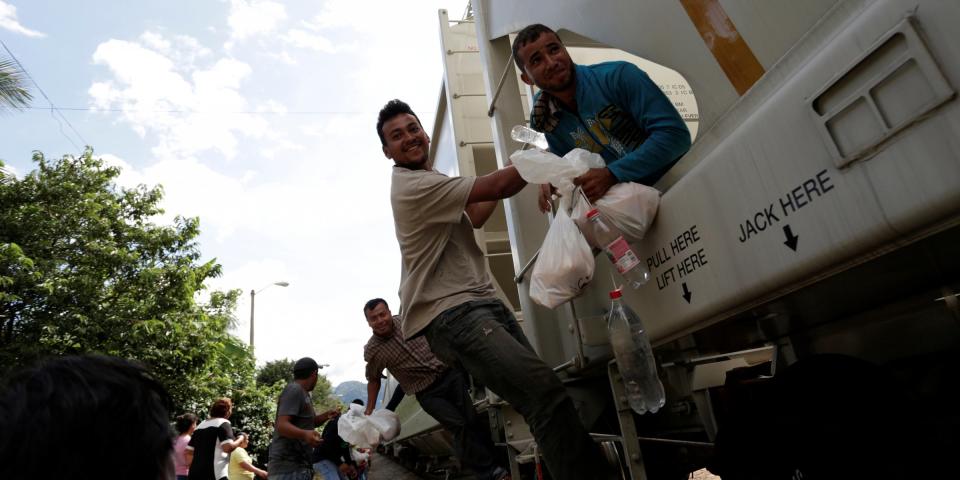 Central American migrants Mexico La Bestia immigration