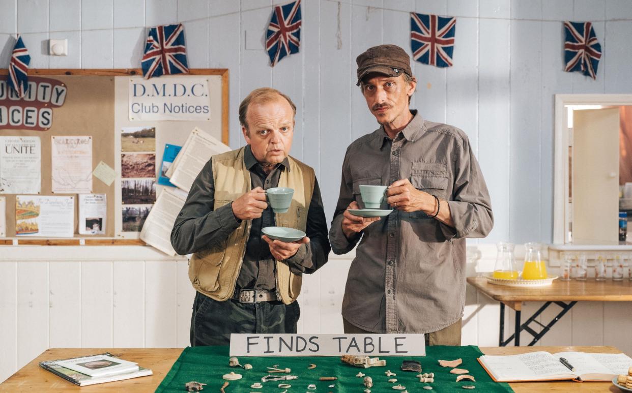 Detectorists starring Toby Jones and Mackenzie Crook on BBC popularised treasure hunting