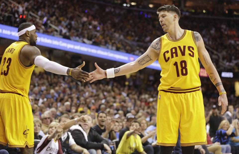 LeBron James and Mike Miller