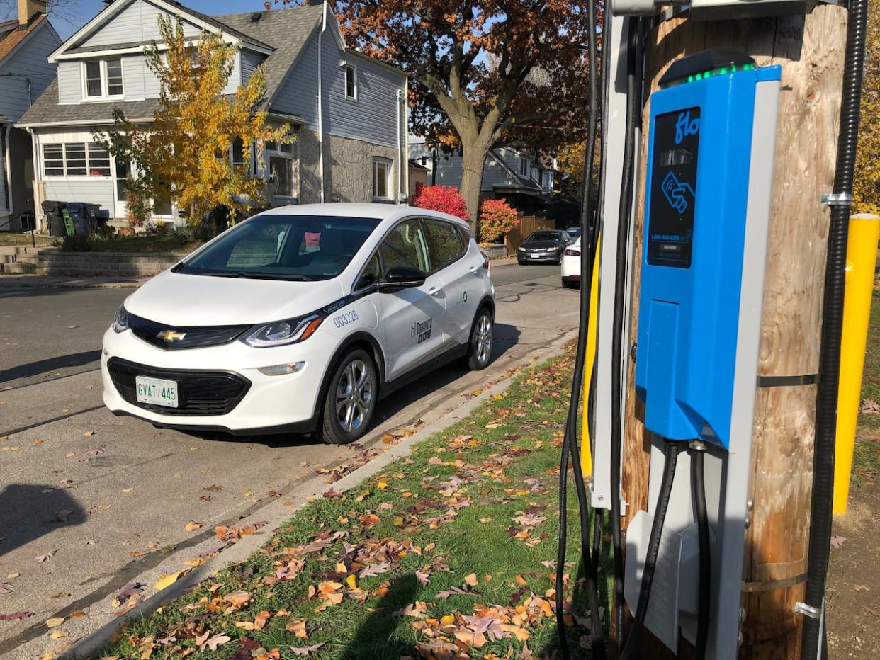 About seven per cent of Toronto's municipal vehicle fleet is fully electric. (Robert Krbavac/CBC - image credit)