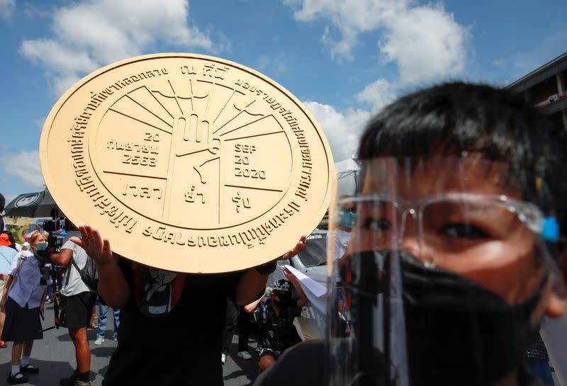 Protests in Bangkok to mark the 89th anniversary of the abolition of absolute monarchy