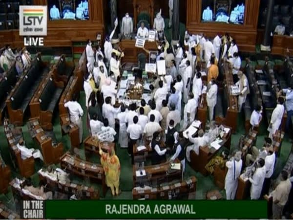 Monsoon Session: LS adjourned till 4 pm amid sloganeering by Opposition MPs