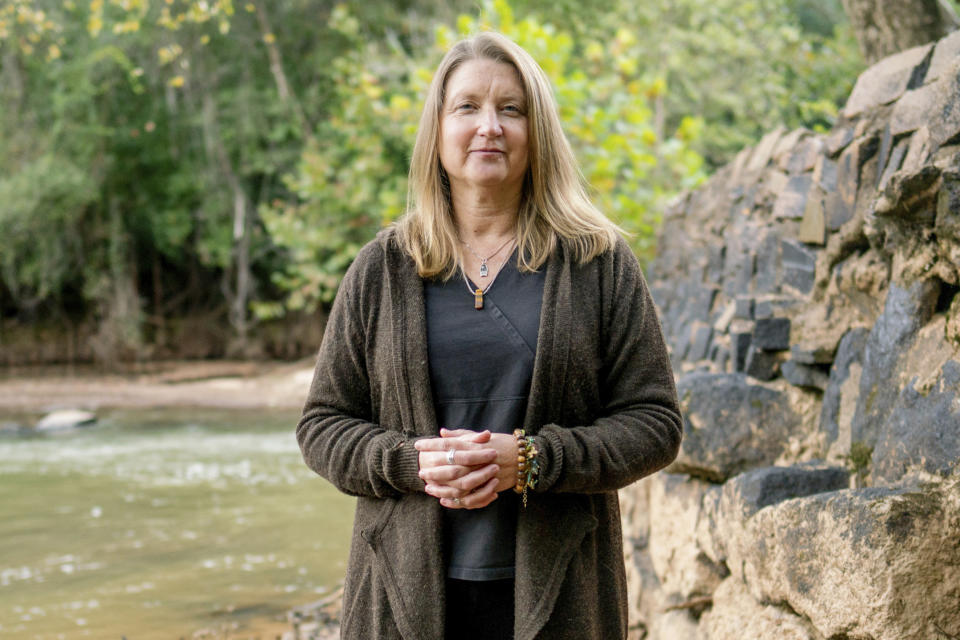 This 2022 photo provided by John D. and Catherine T. MacArthur Foundation shows Jenna Jambeck, Environmental Engineer, 2022 MacArthur Fellow, in Athens, Ga. The John D. and Catherine T. MacArthur Foundation announced the winners of their prestigious fellowships known as “genius grants” on Wednesday, Oct. 12, 2022. The fellowship honors 25 discipline-bending and society-changing people whose work offers inspiration and insight and comes with an award that was raised this year $800,000 distributed over five years. (John D. and Catherine T. MacArthur Foundation via AP)