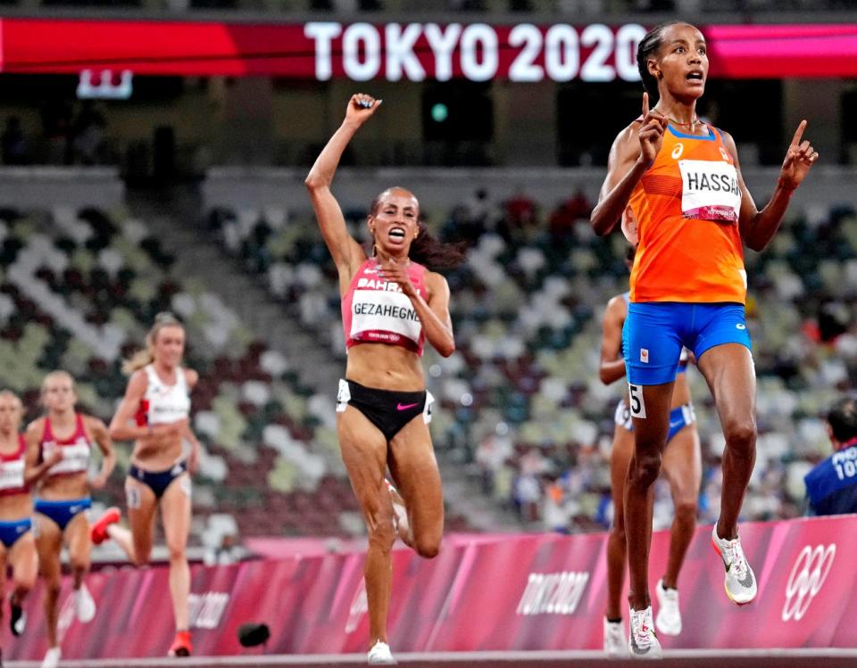 The fastest run mile by a female athlete is 4 minutes 12.33 seconds. It was achieved by Sifan Hassan who represented Netherlands at an IAAF Diamond League meeting in Monaco on 12 July, 2019.