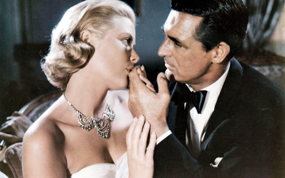 Grace Kelly, bejewelled opposite Cary Grant in To Catch a Thief (1955) - Alamy