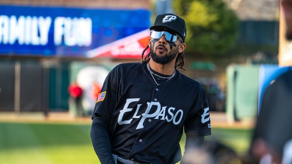 Fernando Tatis Jr.'s 15-day stay with the El Paso Chihuahuas started Tuesday when he joined the team for its game at Sacramento.