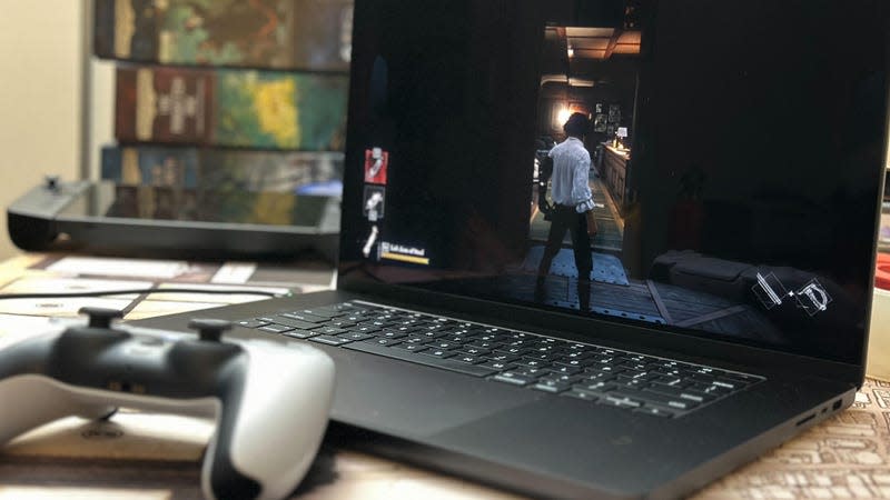 Apple promoted Lies of P as available on Mac, but don’t look too hard for some of this year’s other big gaming releases. - Photo: Kyle Barr / Gizmodo