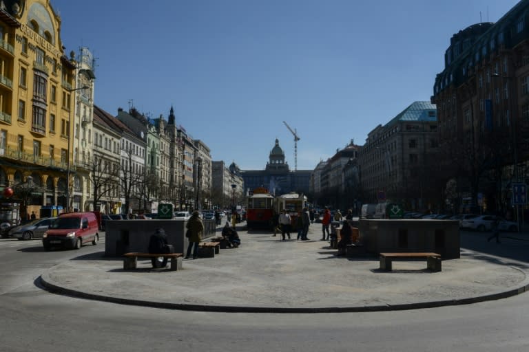 Czechoslovakia's totalitarian regime opened the pedestrian area in Prague in November, 1985