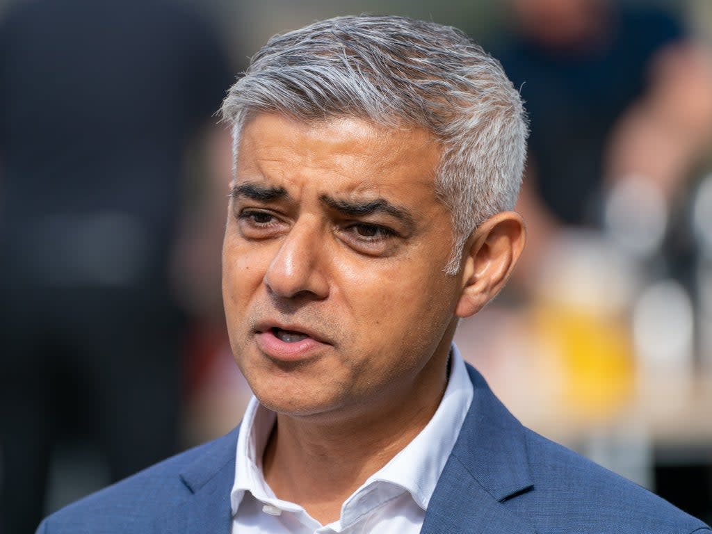 London Mayor Sadiq Khan (PA)