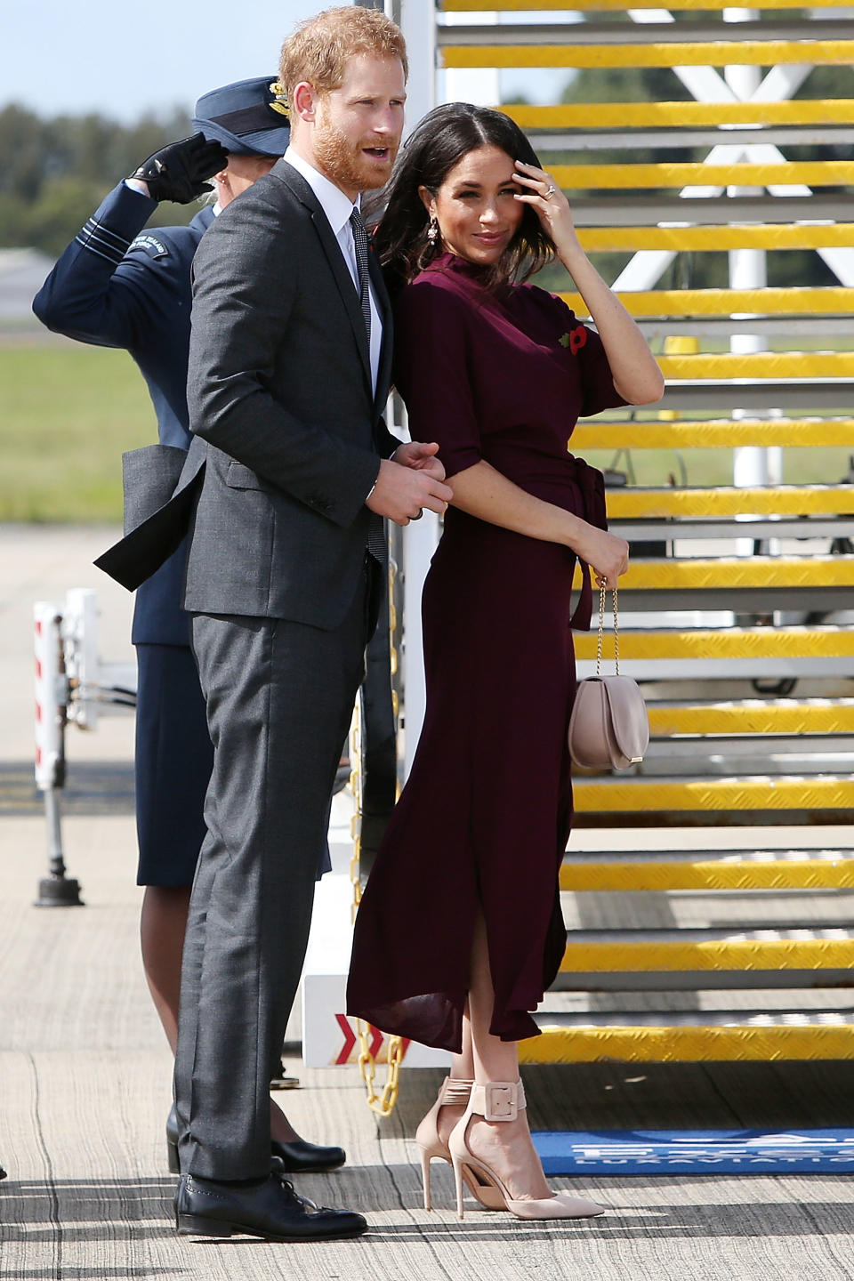 The Duke and Duchess of Sussex depart Sydney on their official 16-day Autumn tour visiting cities in Australia, Fiji, Tonga and New Zealand.