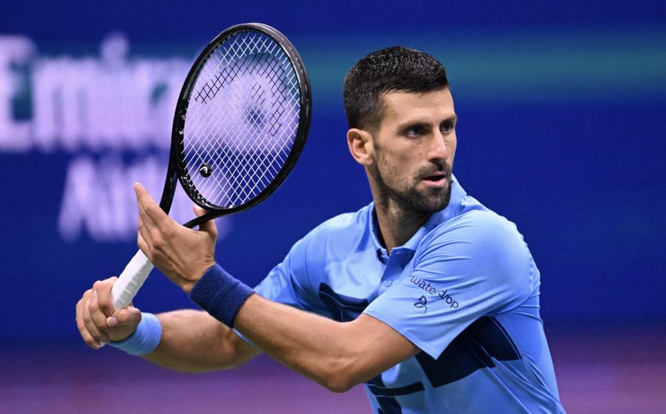 Djokovic looked sluggish against energised Popyrin