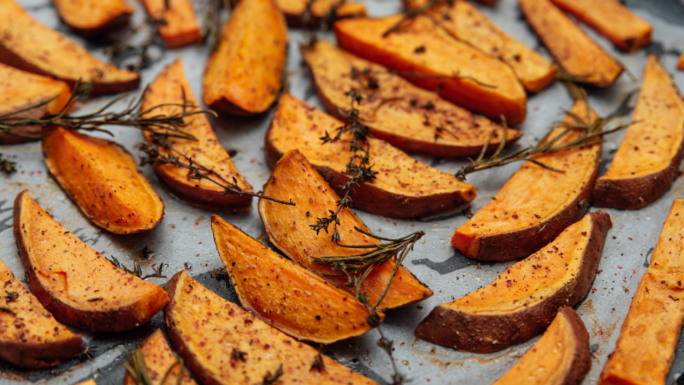 Sweet potato wedges