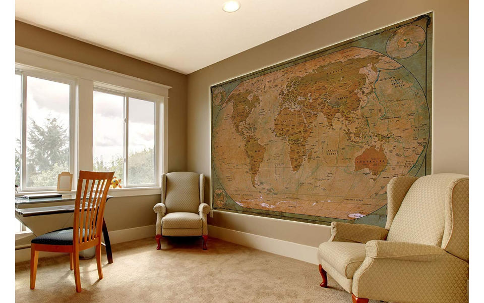 Great Art Wallpaper Map of the World