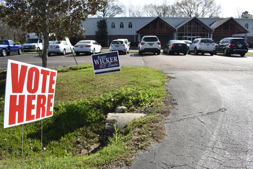 Turnout was low at Pilgrim Rest MB Church polling place in Madison for Tuesday’s party primaries.