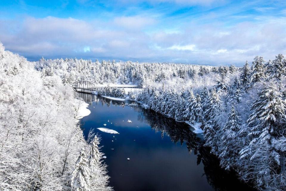 The Upper Peninsula of Michigan transforms into a scene from a snow globe each winter