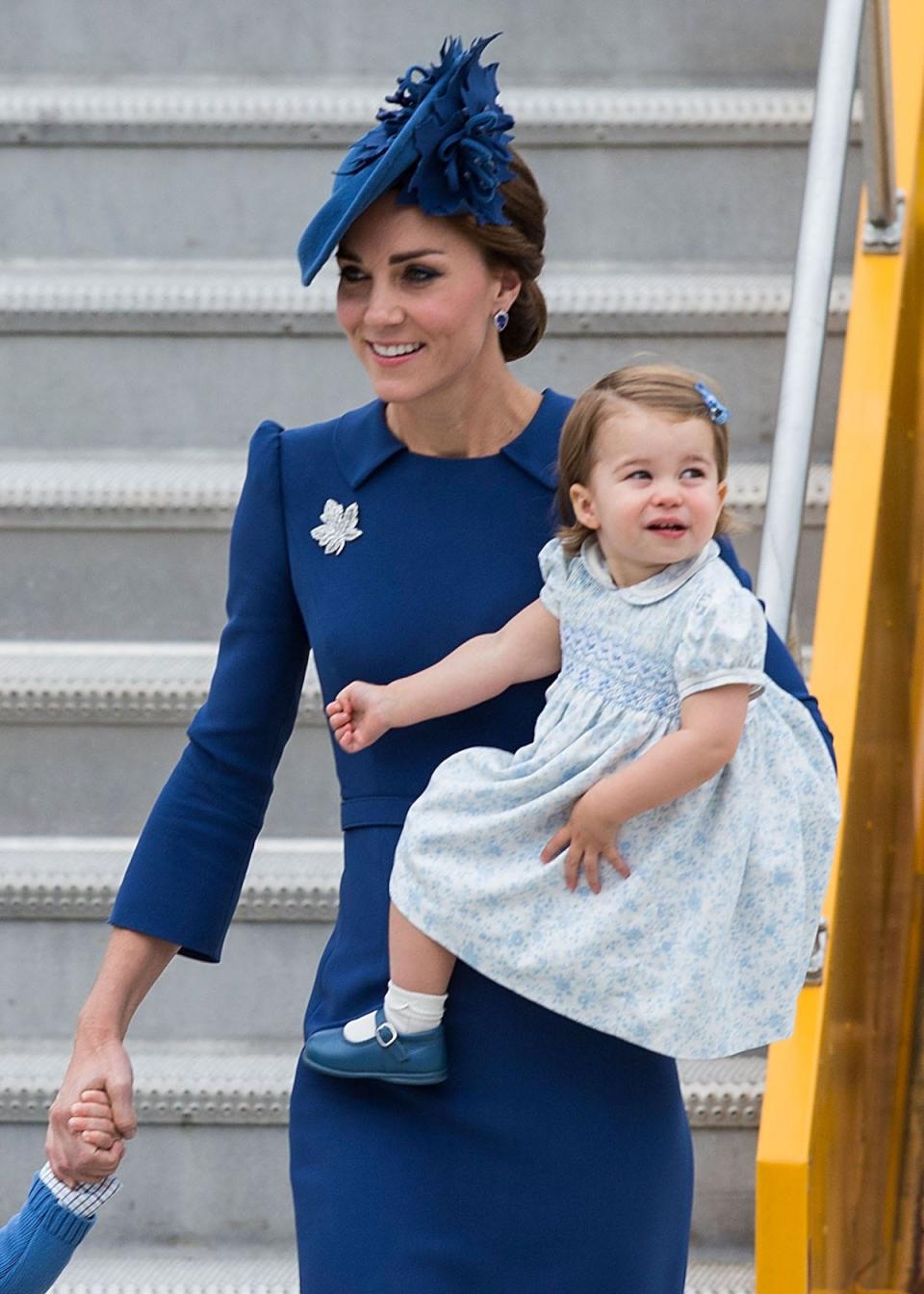 Kate Middleton and Princess Charlotte Canada