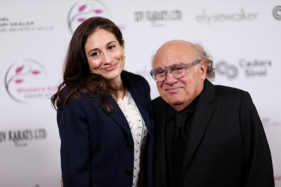 Lucy and father Danny DeVito (Getty Images)