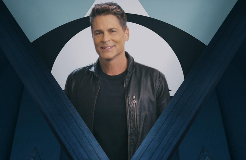 The Pentaverate: Rob Lowe plays himself in the first episode. “Honest to God, he’s fucking beautiful,” Myers said of his longtime close friend. - Credit: Courtesy Of Netflix
