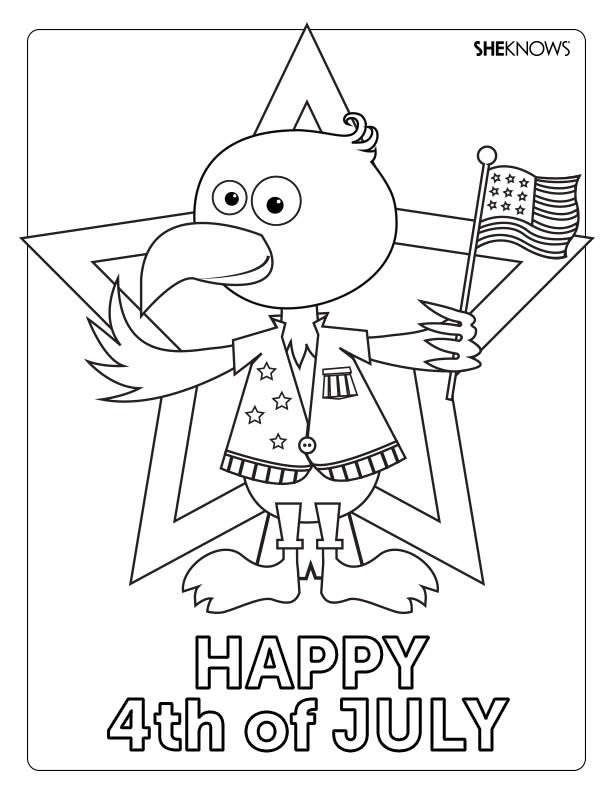 20+ July 4th Printable Coloring Pages to Keep Kids Busy All Weekend