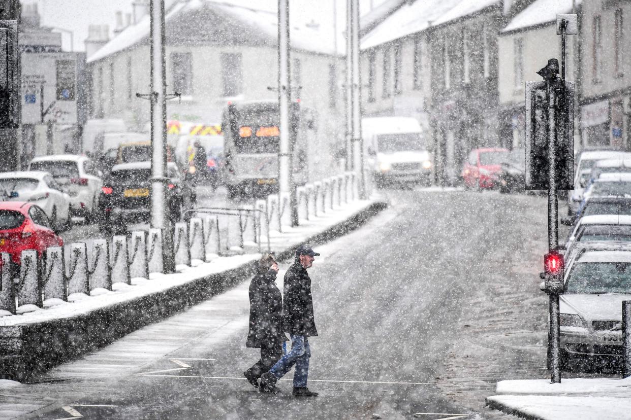 Snow has swept across the UK: Getty Images