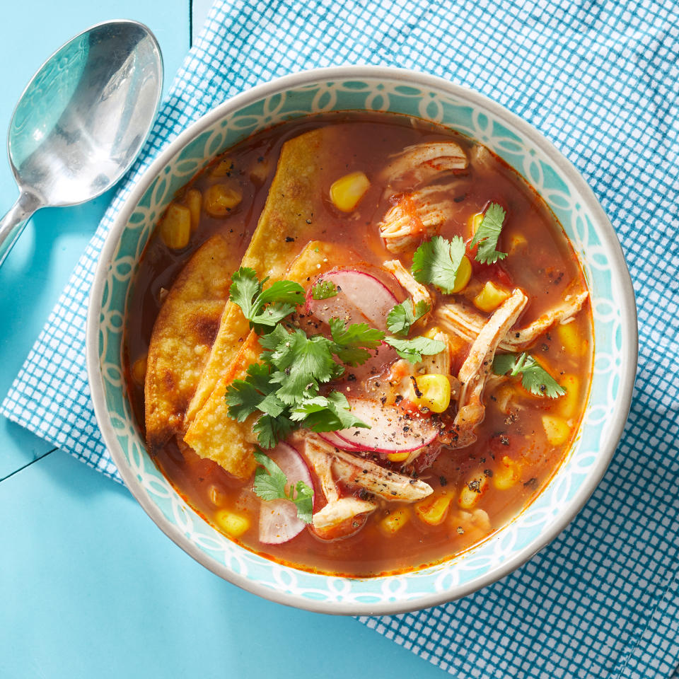 Healthy Chicken Tortilla Soup