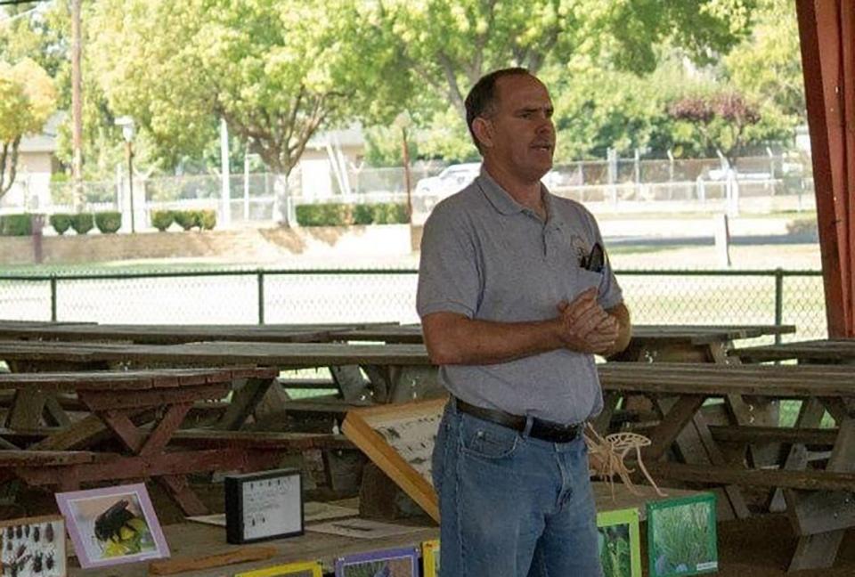 Shasta County Agricultural Department Biologist Jim Staggs does presentations on insects and other topics for North State school students and farmers.