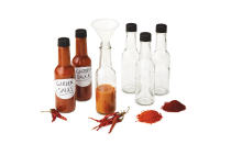 <p>This kit will make six custom bottles of hot sauce using various spices (curry, ancho, cayenne, chili), vinegars, and brown sugar.</p> <p>To buy: <a rel="nofollow noopener" href="http://click.linksynergy.com/fs-bin/click?id=93xLBvPhAeE&subid=0&offerid=399947.1&type=10&tmpid=319&RD_PARM1=http%253A%252F%252Fwww.uncommongoods.com%252Fproduct%252Fmake-your-own-hot-sauce-kit&u1=TLTRVggG350Under%2450EO1Sep" target="_blank" data-ylk="slk:Uncommon Goods;elm:context_link;itc:0;sec:content-canvas" class="link ">Uncommon Goods</a>, $34.95</p>