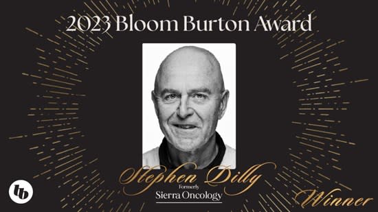 Stephen Dilly Receives the 2023 Bloom Burton Award