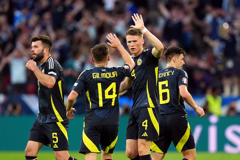 Scotland's Scott McTominay celebrates scoring