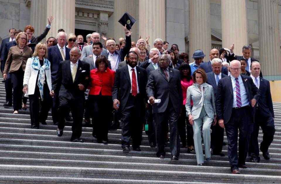 Democrats stage gun-control House sit-in