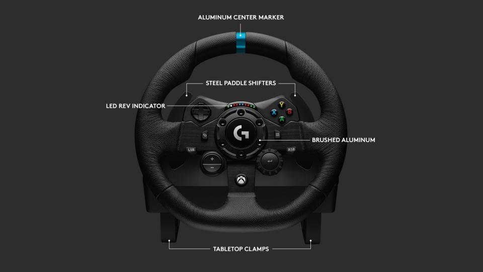 Logitech G923 racing wheel