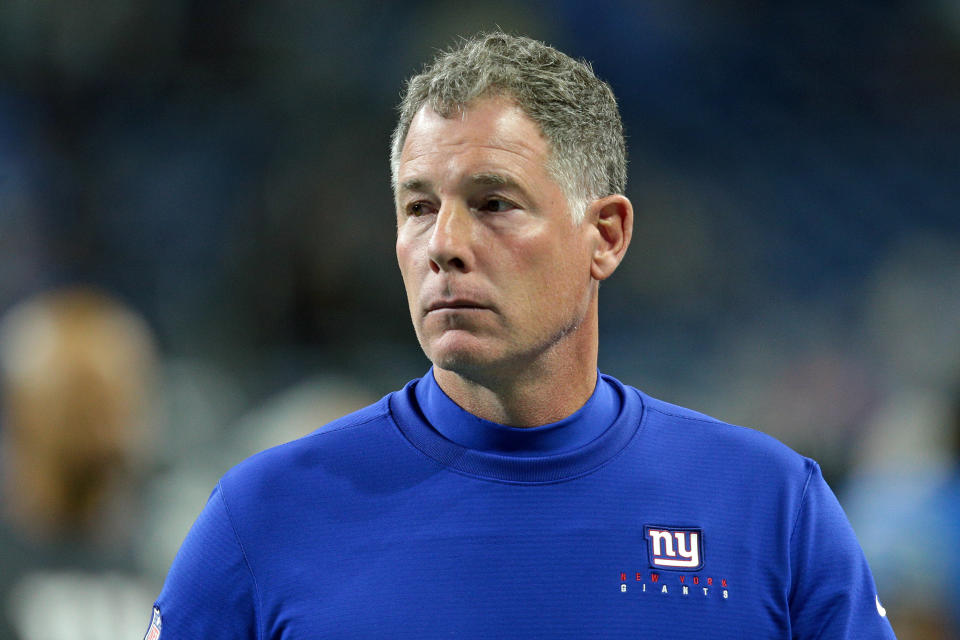 New York Giants coach Pat Shurmur will encourage his players to not be mic'ed up for ESPN. (Getty Images)