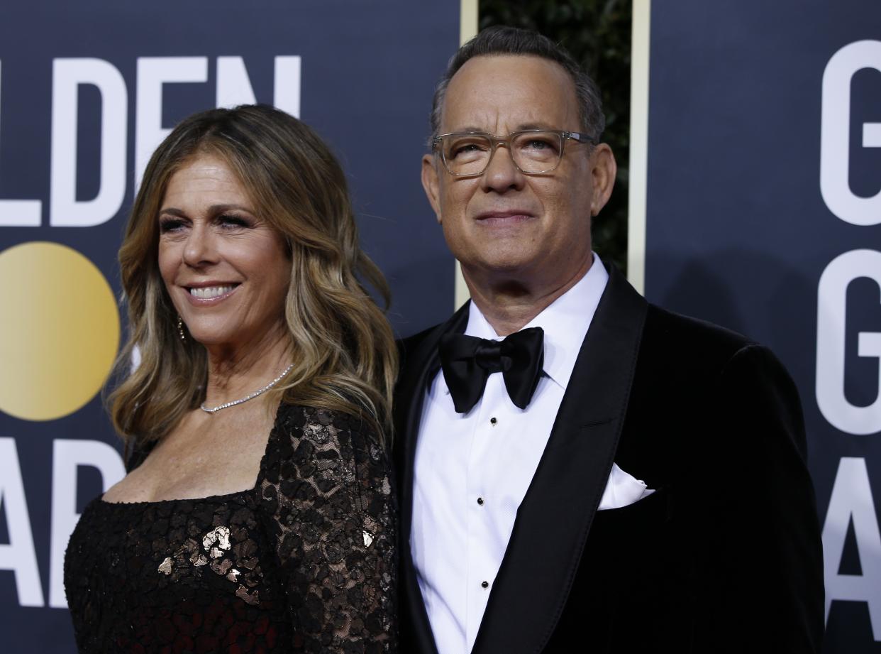 Tom Hanks and Rita Wilson, who tested positive for the coronavirus, are making the most of their time in quarantine by playing cards.