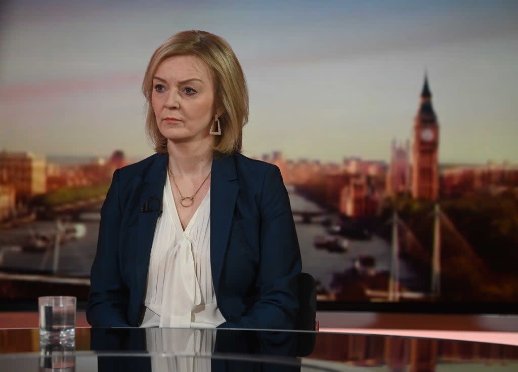 Foreign Secretary Liz Truss  (PA Media)