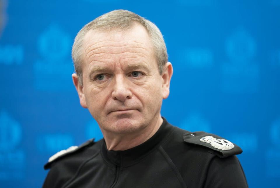 Police Scotland’s Chief Constable Iain Livingstone has been knighted (Jane Barlow/PA) (PA Wire)
