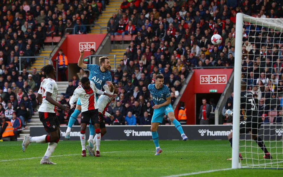 Tottenham Hotspur's Harry Kane scores their second goal - Reuters/Paul Childs