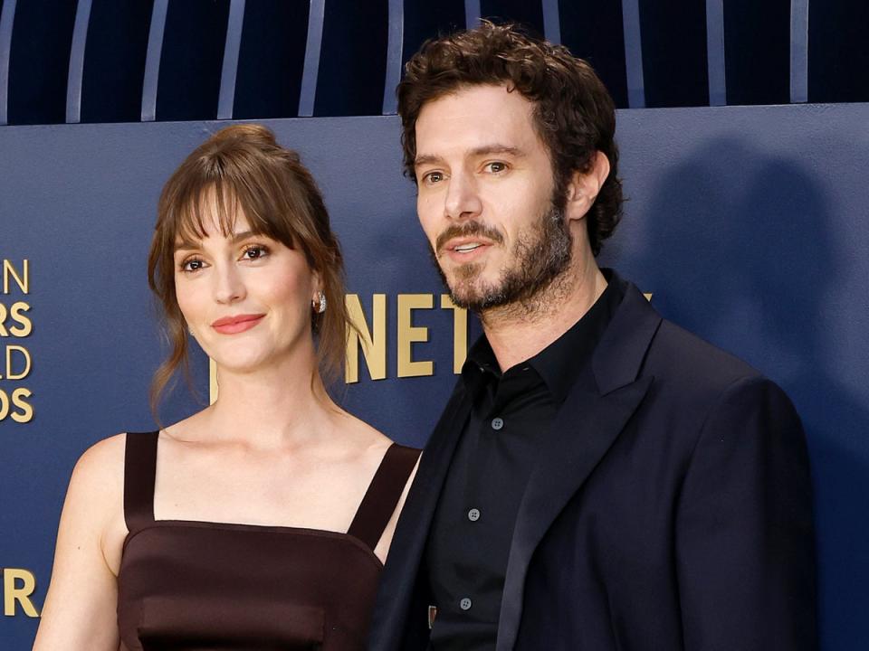 Leighton Meester and Adam Brody at the Screen Actors Guild Awards in 2024 (Frazer Harrison/Getty Images)