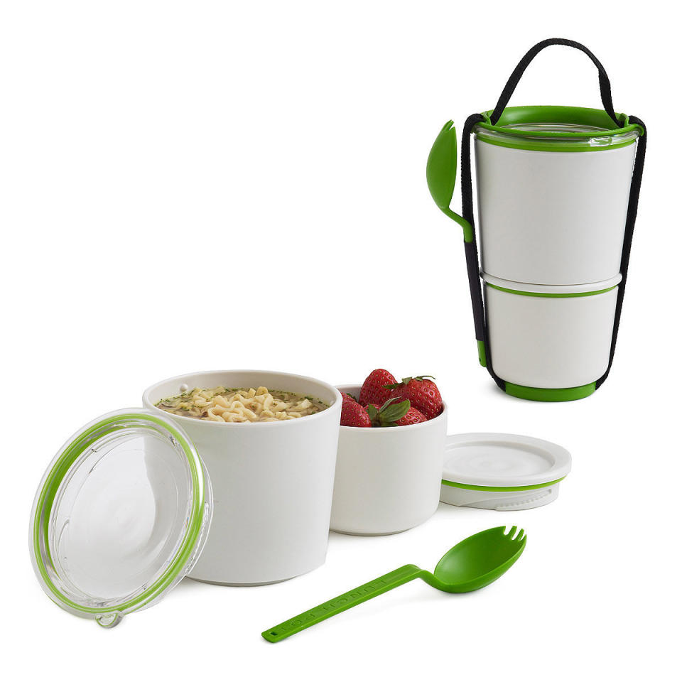 Stackable Lunch Pot, $24,&nbsp;<a href="http://www.uncommongoods.com/product/stackable-lunch-pot" target="_blank">UncommonGoods</a>