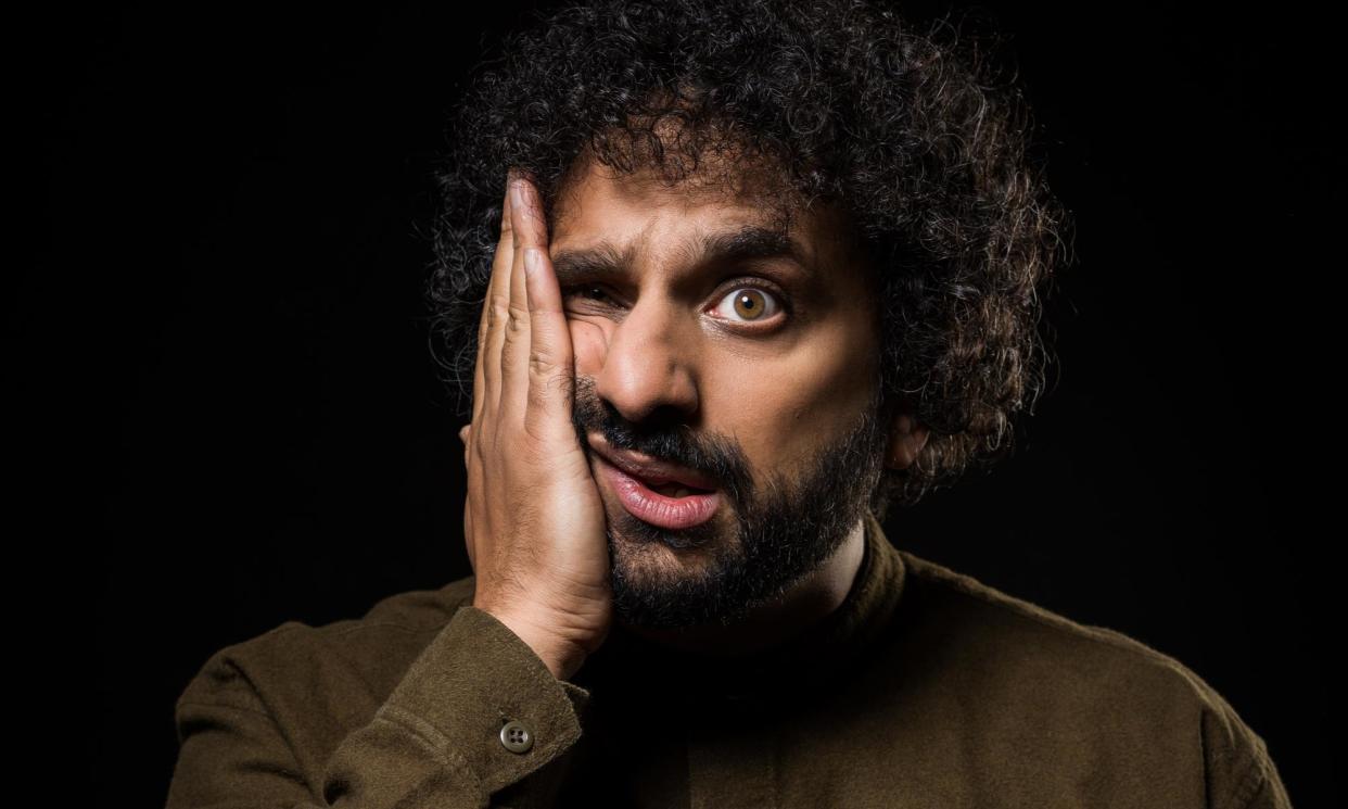 <span>Who needs symmetry? … Nish Kumar.</span><span>Photograph: Matt Stronge</span>