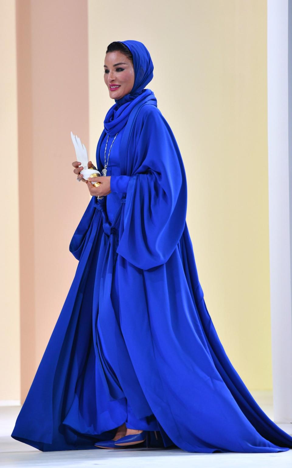 Her Highness Sheikha Moza bint Nasser at the Fashion Trust Arabia Prize Gala in Doha - Craig Barritt