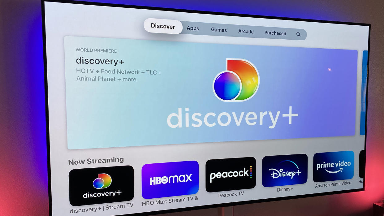  Discovery Plus on Apple TV. 