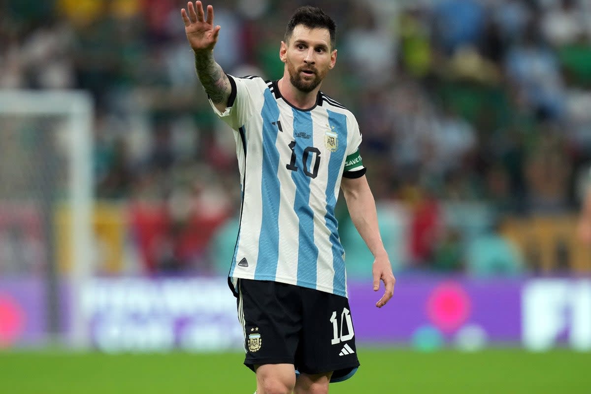 Lionel Messi has already scored twice in Qatar (Martin Rickett/PA) (PA Wire)