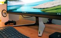 <p>Alienware 34 Curved QD-OLED gaming monitor</p> 