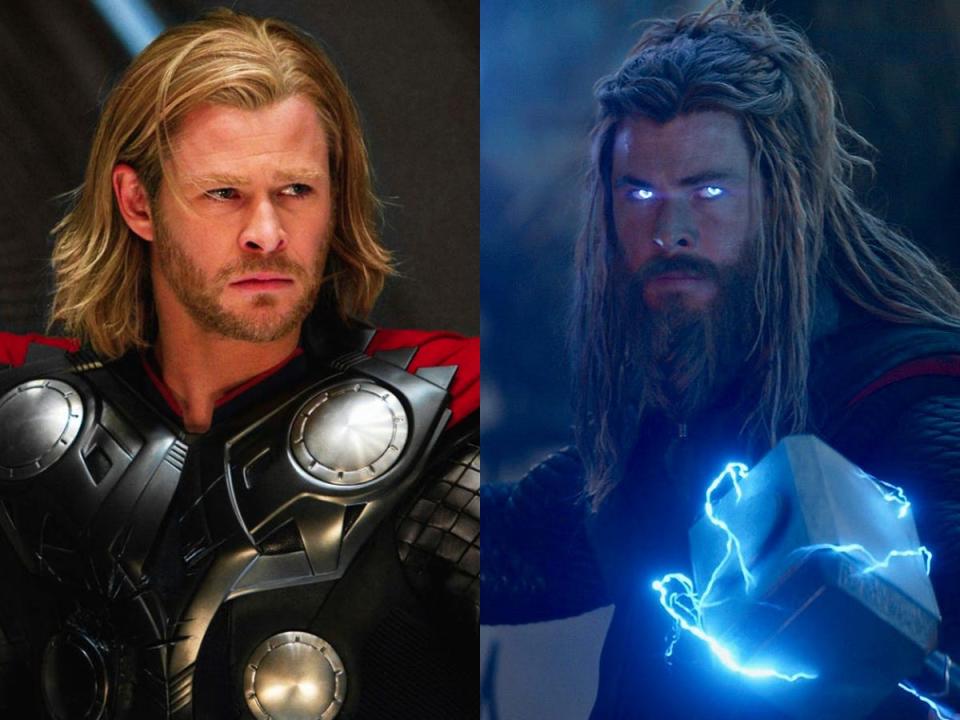 thor then and now