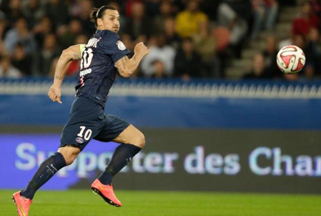 Zlatan Ibrahimovic during a match of Ajax Amsterdam at October 3