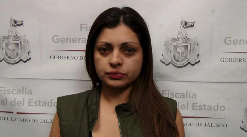 Johana Mary Hernandez was among 13 people arrested in Mexico for alleged ties to the New Generation Jalisco cartel in March 2016.