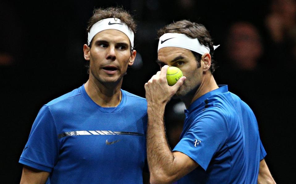 Nadal (R) Federer (L) - Roger Federer was a human art exhibition – he is the greatest sportsman in history - SHUTTERSTOCK
